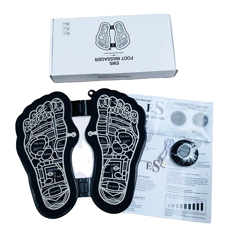 🌟 Tapis de Massage EMS pour Pieds – Relaxation & Santé 🌟