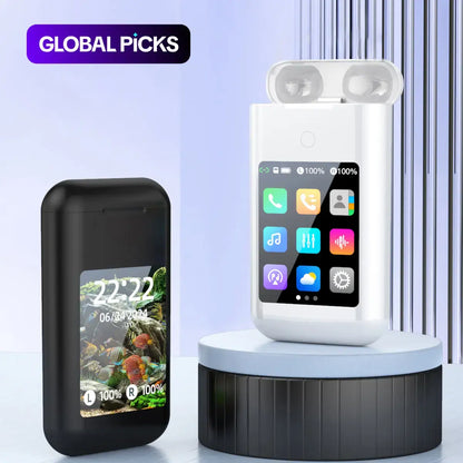 SmartPods Touch™ – Écouteurs Bluetooth avec Écran Tactile Intelligent