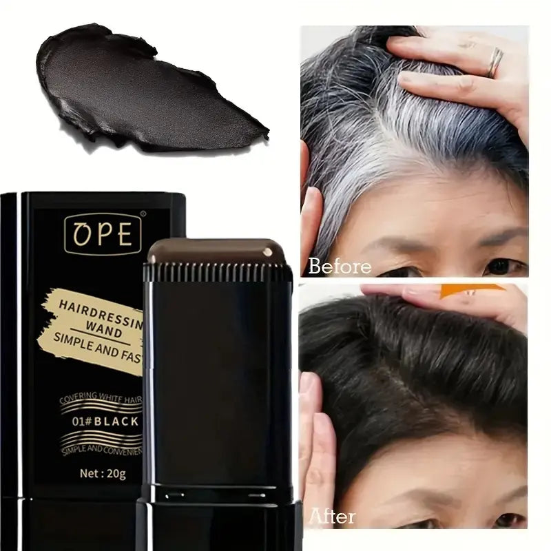 PEIGNE COLORANT 2-EN-1 – COUVRE LES CHEVEUX BLANCS EN QUELQUES MINUTES