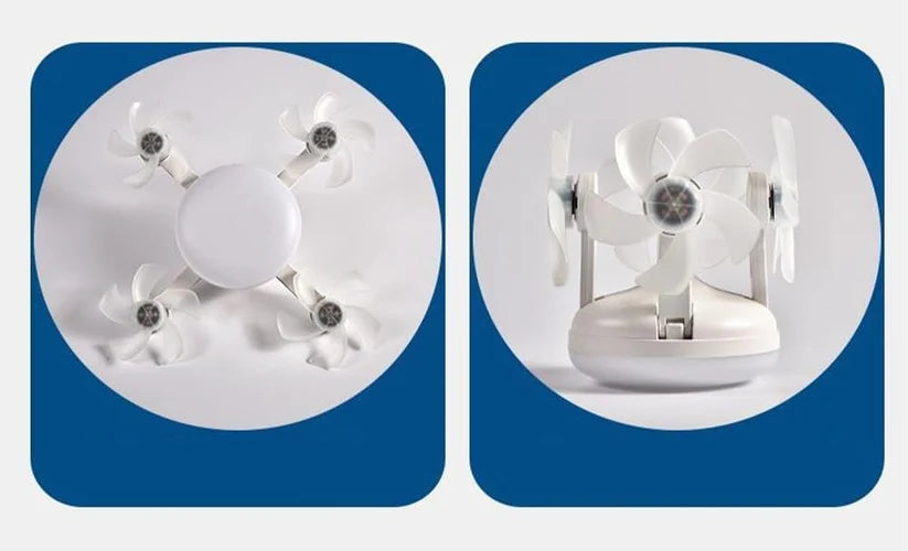Ventilateur de Plafond LED Design avec Télécommande – Silencieux & Économique
