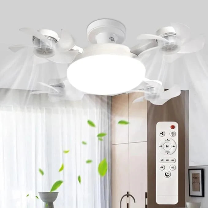 Ventilateur de Plafond LED Design avec Télécommande – Silencieux & Économique