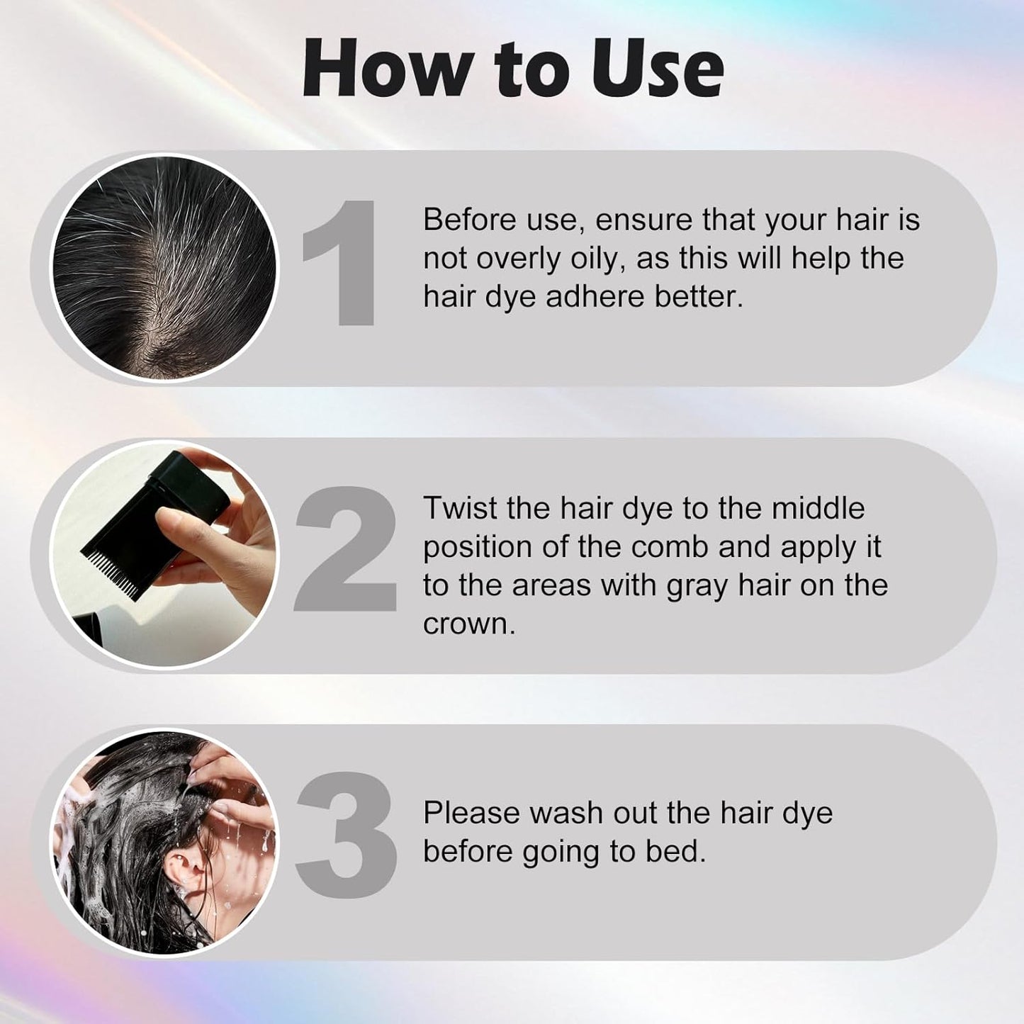 PEIGNE COLORANT 2-EN-1 – COUVRE LES CHEVEUX BLANCS EN QUELQUES MINUTES