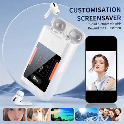 SmartPods Touch™ – Écouteurs Bluetooth avec Écran Tactile Intelligent