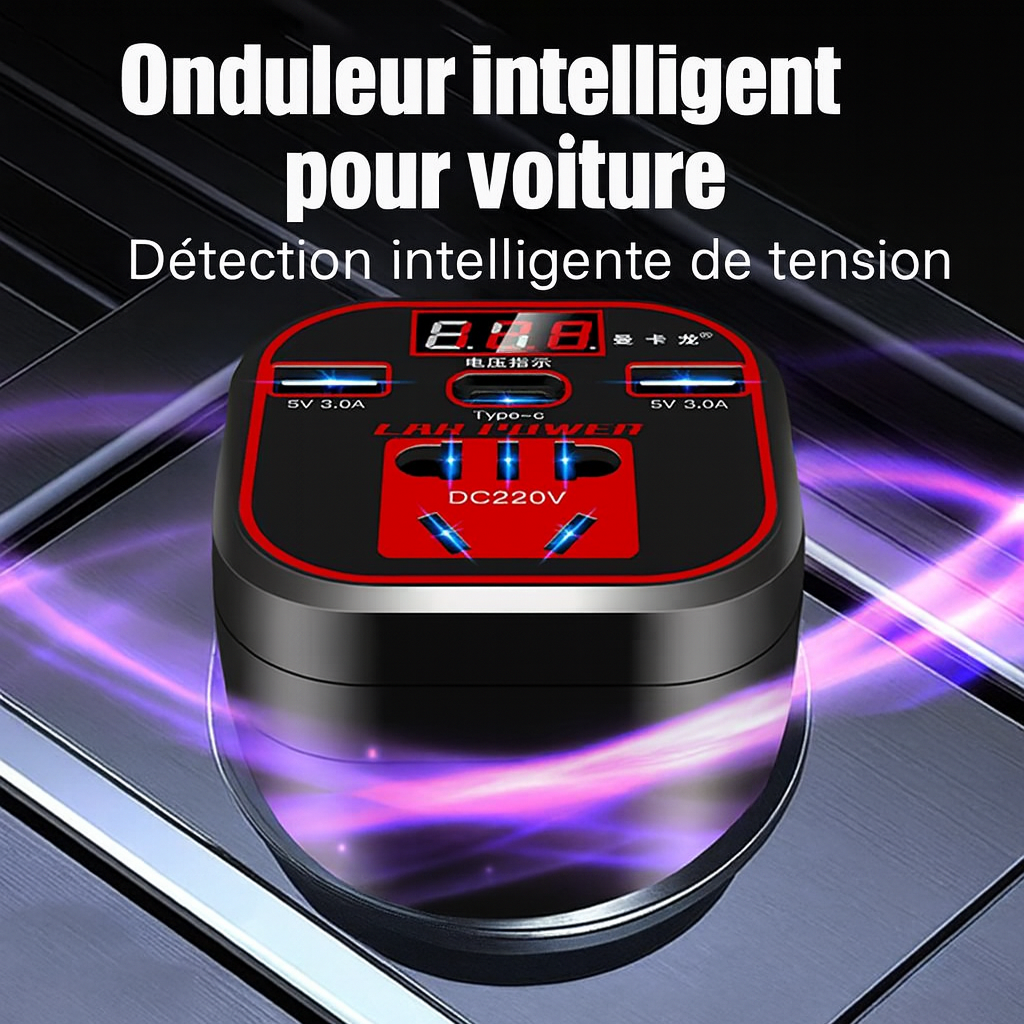 Onduleur Intelligent 150W pour Voiture