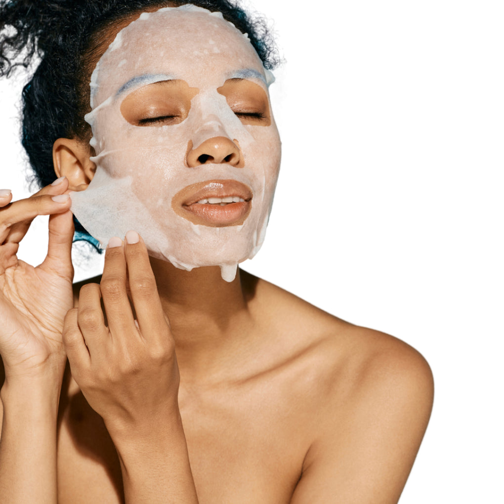 MASQUE VISAGE AU COLLAGÈNE – HYDRATATION & ANTI-RIDES (Pack de 10)
