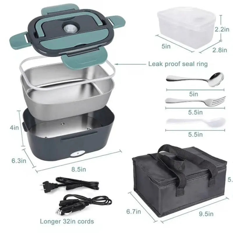 🍱 Boîte Chauffante Électrique Portable SEIZON – Mangez chaud, où que vous soyez !